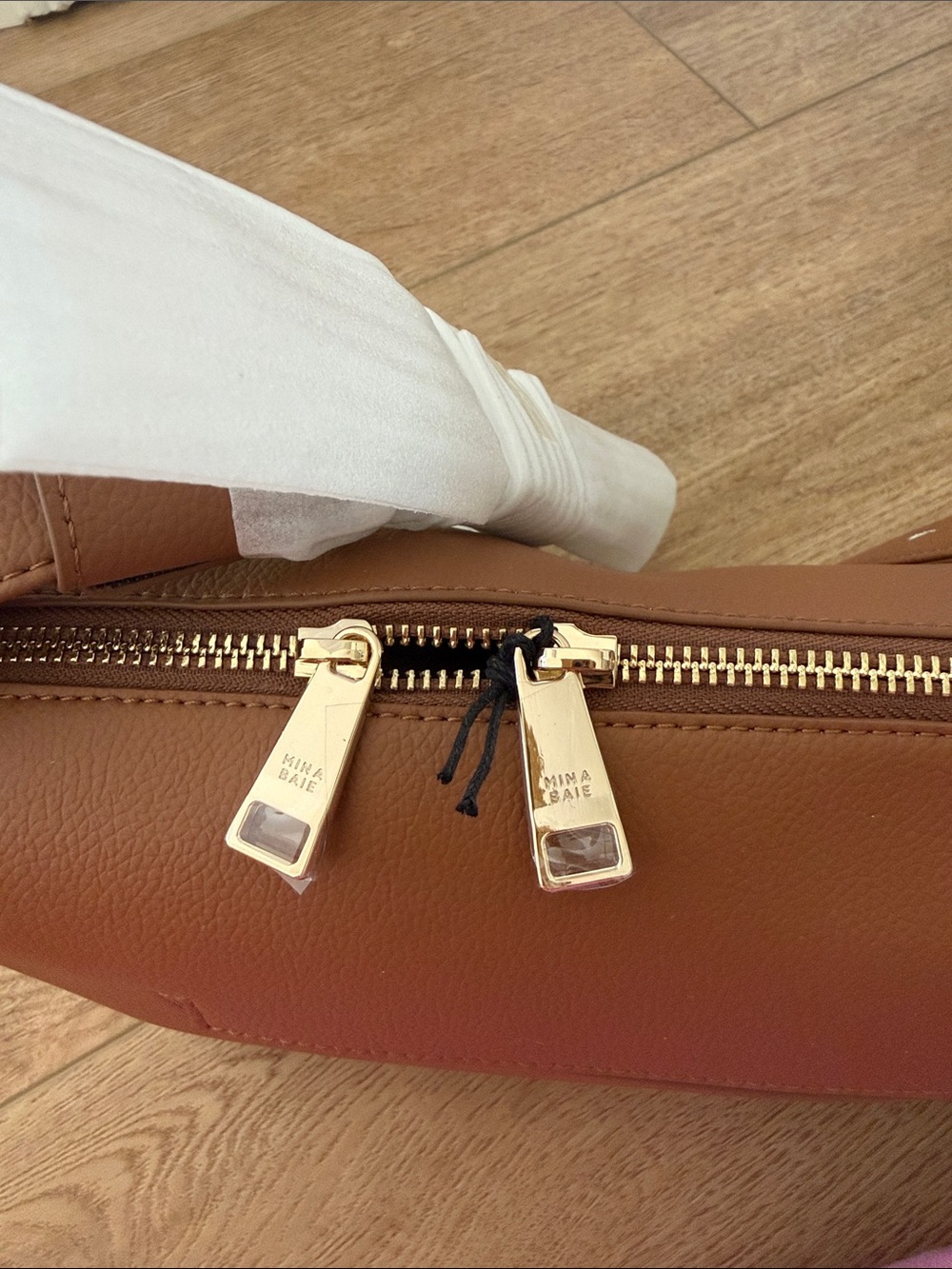 Mina Baie Stroller Caddy Bag Vegan Leather Harlow Emmy - Picture 2 of 4